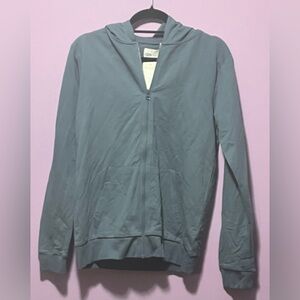 NWT Nordstrom Rack Full Zip Classic Hoodie in Blue - Size XL (14-16)